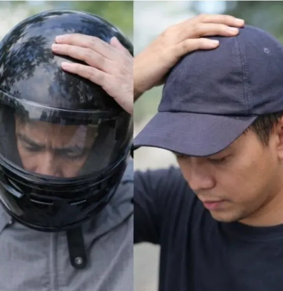 helm dan topi
