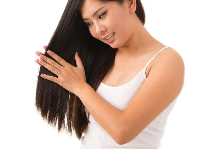 rambut lembab